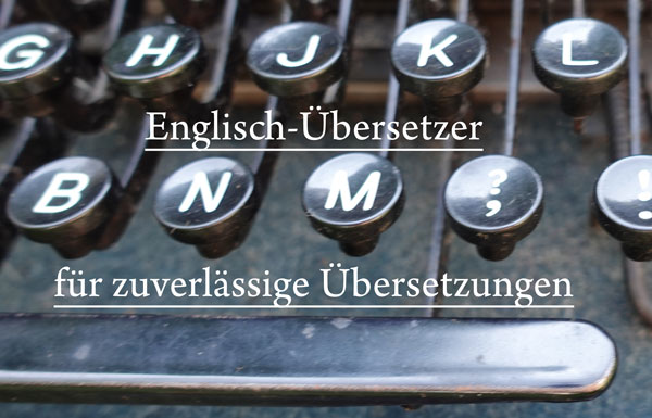 Englische Übersetzungen